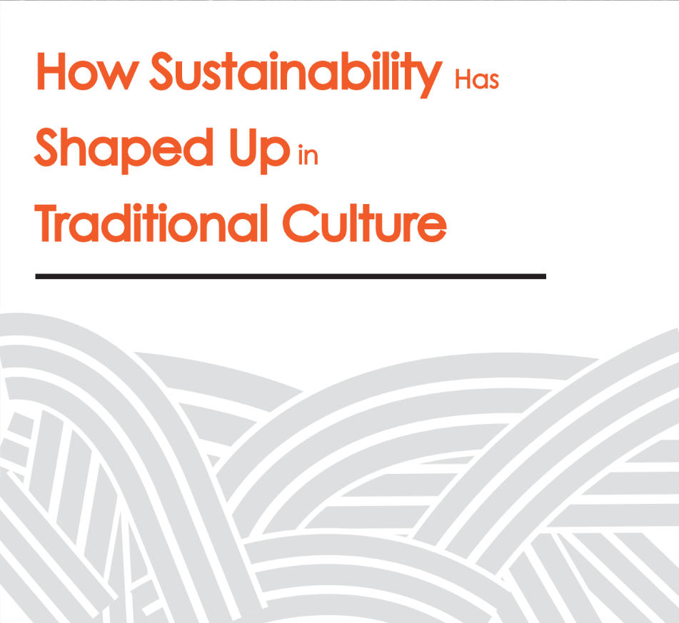 How Sustainability Has Shaped Up In Traditional Culture